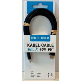 Link zu  Datenkabel USB-C, 60 W schwarz