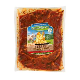 Link zu  Nackensteaks Honig-Senf