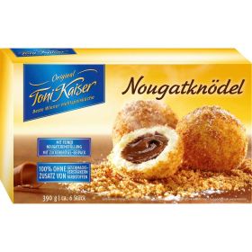 Nougatknödel, tiefgekühlt