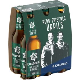 Link zu  Pilsener Bier Urpils Langhals, 4,8% (6x 0,330 Liter)
