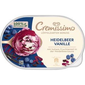 Eis Cremissimo, Heidelbeer Vanille