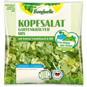 Kopfsalat mit Gartenkräutern