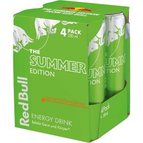 Energy Drink, Summer Edition, Curuba-Holunderblüte (4x 0,250 Liter)