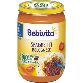 Spaghetti Bolognese, ab dem 8. Monat