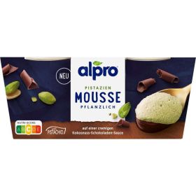 Pistazien-Schokoladen Mousse, pflanzlich