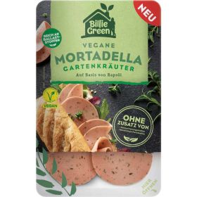 Vegane Mortadella Gartenkräuter