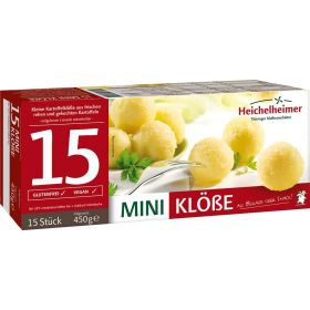 Miniklöße aus frischen rohen & gekochten Kartoffeln, tiefgekühlt