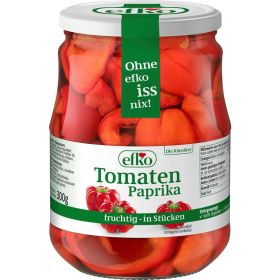 Tomatenpaprika im Glas