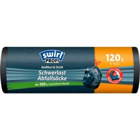 Schwerlast-Säcke Pro, bis zu 30kg, 12 x 120l