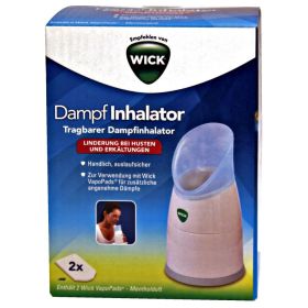 Wick Dampf Inhalator  mit Menthol Pads, je Set