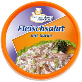 Fleischsalat mit Gurke