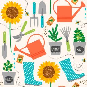 Servietten 24x24cm, Gardening
