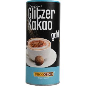 Glitzer Kakao, gold