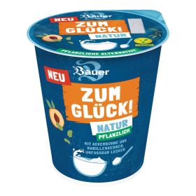 Zum Glück Fruchtjoghurt pflanzlich, Natur