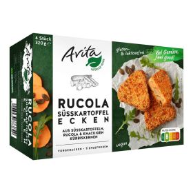 Rucola Süßkartoffel-Ecken, Gluten- & Laktosefrei, tiefgekühlt