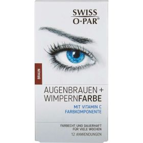 Augenbrauen + Wimpernfarbe, Braun