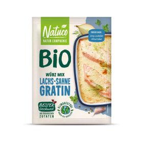 Link zu  Bio Würz Mix Lachs-Sahne Gratin