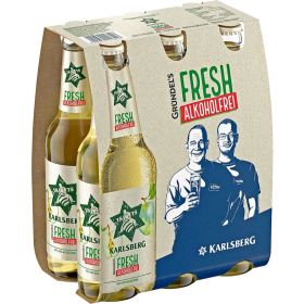 Alkoholfreies Biermischgetränk Fresh (4x Träger in der Kiste zu je  6x 0,330 Liter)