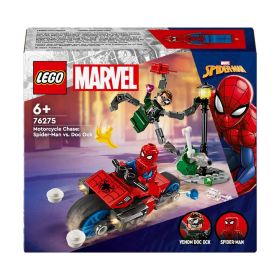 LEGO Marvel 76275 Motorrad-Verfolgungsjagd: Spider-Man vs. Doc Ock Spielzeug