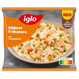 Hühner Frikassee mit Champignons, tiefgekühlt