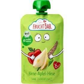 Bio Quetschie, Birne-Apfel-Hirse