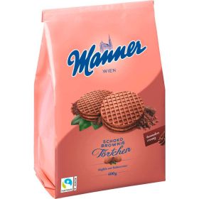 Schoko-Waffeln Törtchen, Schoko Brownie