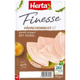 Finesse Hähnchenbrust, gepökelt und gegart, mit Honig