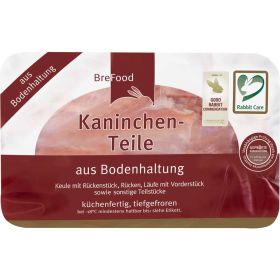 Kaninchenteile, tiefgekühlt