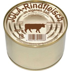 Rindfleisch in Eigensaft