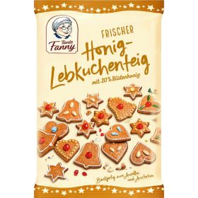 Frischer Honig-Lebkuchenteig