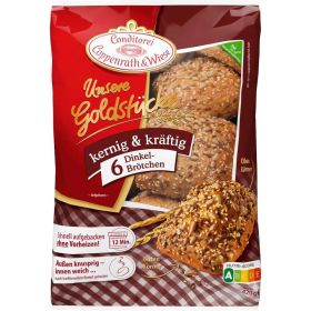 Dinkelbrötchen kernig & kräftig, tiefgekühlt