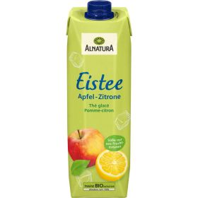 Bio Eistee, Grüner Tee Apfel-Zitrone