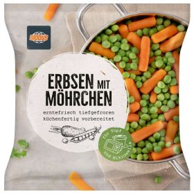 Erbsen mit Möhrchen, tiefgekühlt