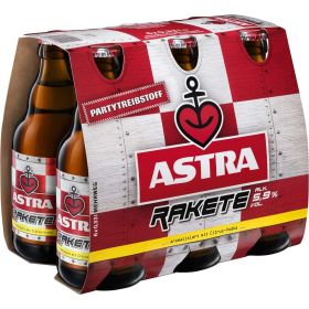 Biermischgetränk Rakete, Citrus-Wodka, 5,9 %, 6 x 0,33l