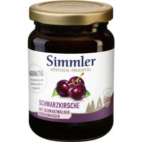 Frühstückskonfitüre, Schwarzkirsche-Kirschwasser