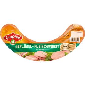 Geflügel Fleischwurst, Natur