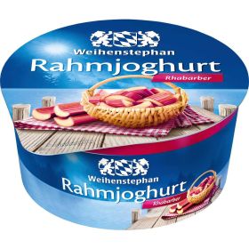 Rahmjoghurt, Rhabarber