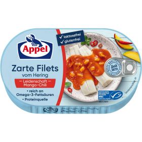 Zarte Heringfilets, Leidenschaft Mango-Chili