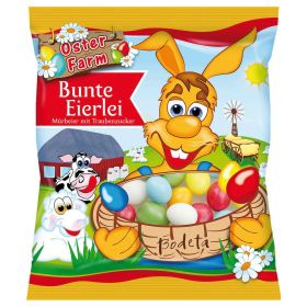 Bunte Mürbeier-Bonbons