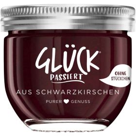 Fruchtaufstrich fein passiert, Schwarzkirsche