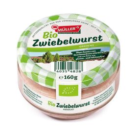 Bio Zwiebelwurst im Glas