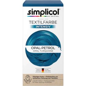 Textilfarbe intensiv, Opal-Petrol