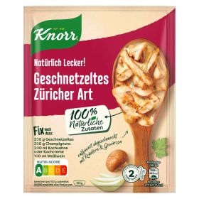 Fix-Würzmischung Natürlich Lecker, geschnetzeltes Züricher Art