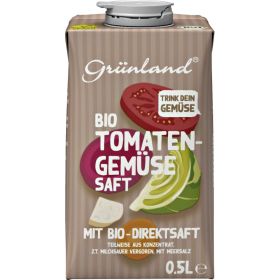 Grünland Bio Gemüsesaft, je 0,5 l