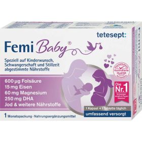 Nahrungsergänzungsmittel "Femi Baby", Kapsel & Tablette