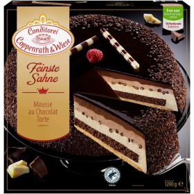 Feinste Sahne Torte Mousse au Chocolat, tiefgekühlt