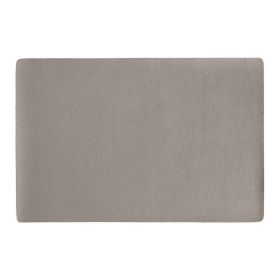 Platzset Kunstleder, metallic taupe