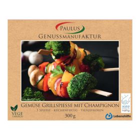 Gemüse Grillspieße mit Champignon