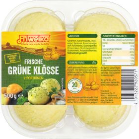 grüne Klöße