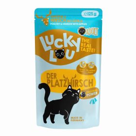Link zu  Katzen-Nassfutter, Geflügel & Hirsch mit Apfel